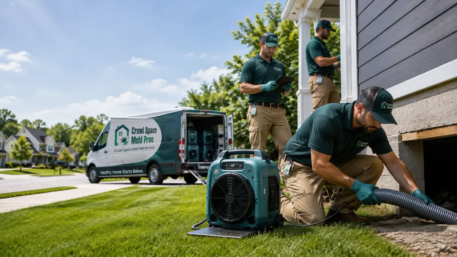 Crawl Space Mold Removal in Margie, MN